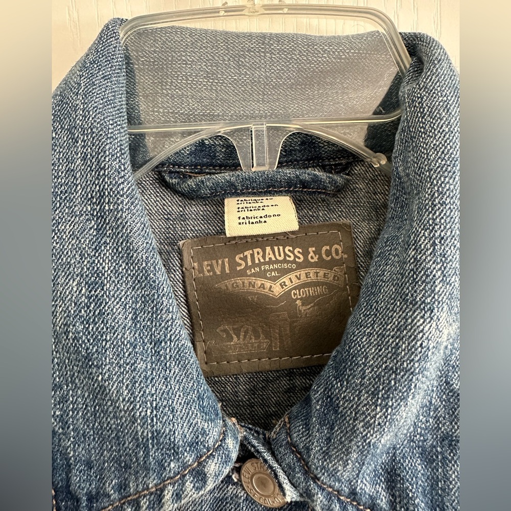 Levis Jean Jacket - Cropped - Small - image 3